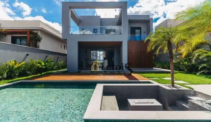 Casa com 4 dormitórios à venda, 370 m² por R$ 3.560.000,00 - Condomínio Helvétia Park - Indaiatuba/SP