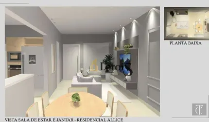 Casa com 3 dormitórios à venda, 110 m² por R$ 690.000,00 - Condomínio Residencial Allice - Itu/SP
