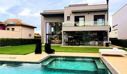 Casa com 4 dormitórios à venda, 370 m² por R$ 4.500.000,00 - Condomínio Fazenda Alvorada - Porto Feliz/SP
