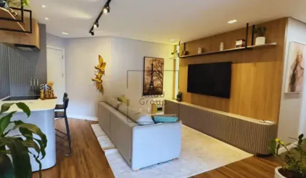 Excelente apartamento todo mobiliado e decorado no América. Pronto para morar! 350m da Orleans.