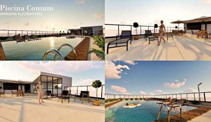 Apartamento de 75,36 m² com 2 quartos sendo 1 suíte, varanda gourmet, 1 vaga. Jose Menino em Santos