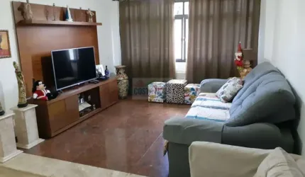 Apartamento  de 192 m² com 3 dormitórios, 1 suíte e 3 vagas de garagem na Ponta da Praia  em Santos
