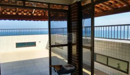 Cobertura a venda, 4 dormitórios, frente para o mar, bairro Canto do Forte
