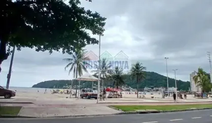 Apartamento duplex com 60 m², 1 quarto, 1 banheiro,  1 vaga. São Vicente, frente para a praia