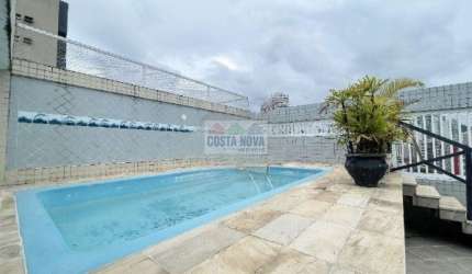 Cobertura duplex no Gonzaga, 2 dormitórios sendo 1 suíte, 3 banheiros, 3 vagas