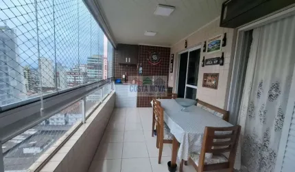 Apartamento Guilhermina - 2 dormitórios - Vista para a Serra do Mar