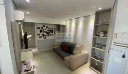 Apartamento com 3 dormitórios sendo 2 suítes, 3 banheiros, 2 vagas, bairro Itararé, São Vicente