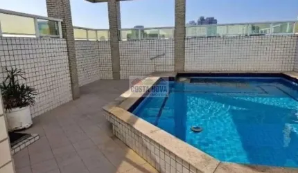 3 quartos sendo 1 suíte, 3 banheiros, 2 vagas, bairro  Pompeia em Santos