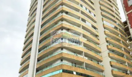 Apartamento com 3 suítes, 4 banheiros, 2 vaga,  mobiliado na Vila Tupi.  Vista Mar (alto padrão)