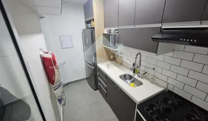 2 Quartos sendo 1 suíte com sala Ampla Jardins da Cidade - Taboão da Serra