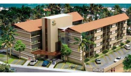 Apartamento, 27m com área de lazer - Porto de Galinhas