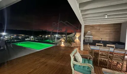 Magnífica casa mirante com um lindo espetáculo do pôr do sol!!