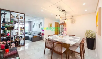 Apartamento com 3 dormitórios para alugar, 106 m² por R$ 5.477,41/mês - Urbanova - São José dos Cam