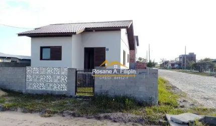 Casa com 3 dormitórios à venda, 74 m²  - Meta - Balneário Arroio do Silva/SC