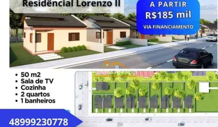 Casa com 2 dormitórios à venda, 50 m² - Guairacá - Balneário Arroio do Silva/SC