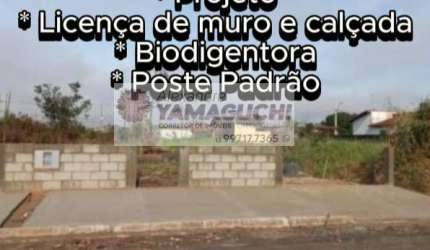 Lote em Ilha Comprida próximo a Rodoviária e Av. Candapuí Norte, com Escritura, projeto, poste padrão, biodigestora