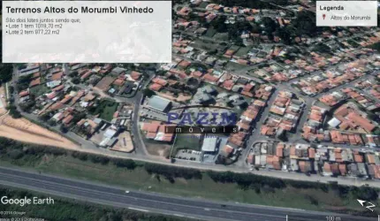 Terreno à venda, 1019 m² - Altos do Morumbi - Vinhedo/SP