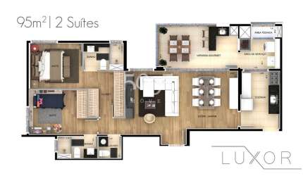 LANÇAMENTO - Apartamento de 95m² úteis, 2 suítes, à venda no bairro Itu Novo Centro em Itu
