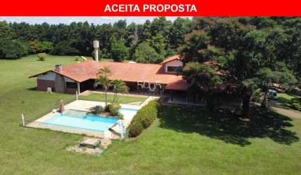 Sítio da Lua à venda no condomínio Altos de Itu, 7 dorms (5 suítes), 600m² construídos em um terreno de 20.000m²