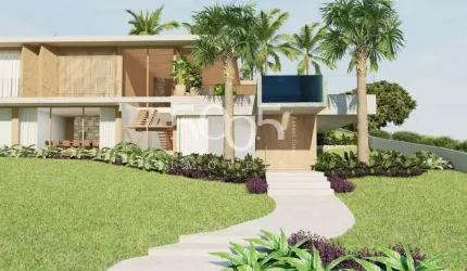 Lindo projeto de casa térrea contemporânea à venda no Terras de São José II com 2302m2 de terreno e 654m2 de construção. Projeto por David Bastos.
