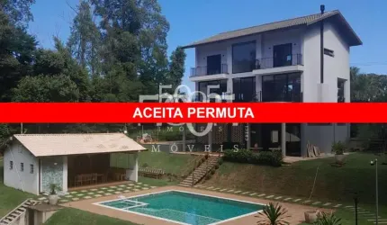 Casa no Cond. Três Lagos, 5000m² e 680,00m² construídos. Aceita permuta