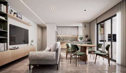 Apartamento com 3 quartos à venda na Rua Carlos de Campos, Boa Vista, Curitiba, 111 m2 por R$ 1.013.000
