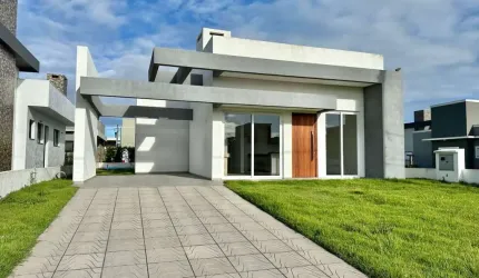 Casa em condomínio fechado com 3 quartos à venda na Rua Onório Germano, 2009, Condomínio Dubai Resort, Capão da Canoa por R$ 990.000