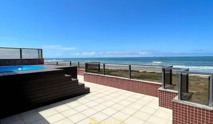 Apartamento Duplex de frente pro mar
