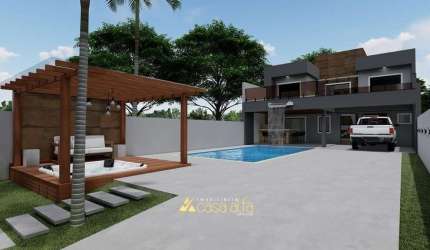 Sobrado alto padrão com piscina e spa em Matinhos