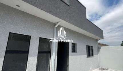 Casa á venda com 2 dormitórios sendo 1 suíte no Parque Santo Antônio, em Sumaré, SP.