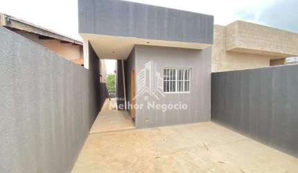 Casa à venda com 2 dormitórios (Quartos) bem amplos e 01 deles sendo suíte, no bairro Parque Ideal (Nova Veneza), em Sumaré, SP