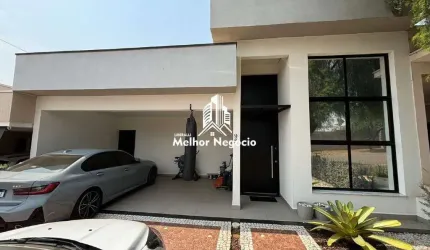 Casa á venda com 2 dormitórios sendo 1 suíte no Condomínio Residencial Real Parque, em Sumaré, SP.