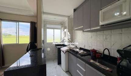 Apartamento à venda com 2 dormitórios e 1 banheiro no Condomínio HM Smart Hortolândia II em Hortolândia - Excelente localização!