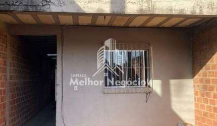 Casa à venda, Somente à vista, 01 dormitório no bairro Loteamento Residencial Novo Mundo em Campinas SP