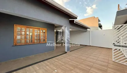 Casa com 3 dormitórios (quartos) bem amplos e 01 deles sendo suíte à venda no bairro Jardim Novo Cambuí em Hortolândia/SP.