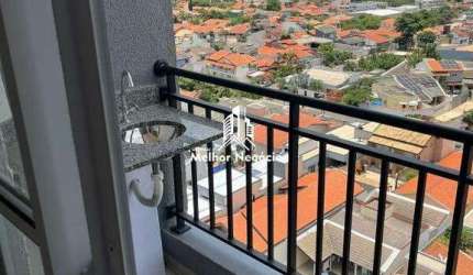 Apartamento à venda no Condomínio Landscape – Vila Moletta, Valinhos/SP Apartamento com 2 dormitórios (sendo 1 suíte), 2 banheiros e 1 vaga de garagem