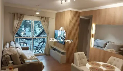 Apartamento à venda no Condomínio Premier Morumbi, Bairro Morumbi, Paulínia, SP Apartamento com 3 dormitórios, sendo 1 suíte, 2 banheiros e 2 vagas d
