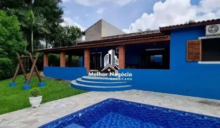 Casa/Chácara no bairro Chácaras de Recreio Cruz 300 m² , à venda, 3 Dormitórios (Quartos), 3 banheiros - Santa Bárbara D'Oeste/SP