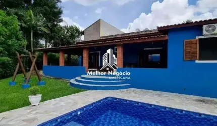Casa/Chácara no bairro Chácaras de Recreio Cruz 300 m² , à venda, 3 Dormitórios (Quartos), 3 banheiros - Santa Bárbara D'Oeste/SP