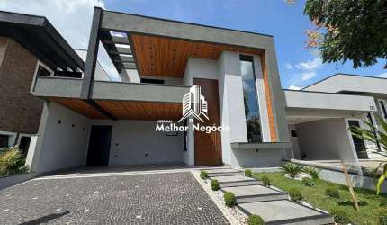 Casa com 03 dormitórios (01 suíte) à venda no condominio Real Park em Sumaré-SP