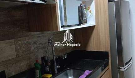 Apartamento com 02 dormitórios no Condomínio Ipê Branco em Nova Odessa/SP.
