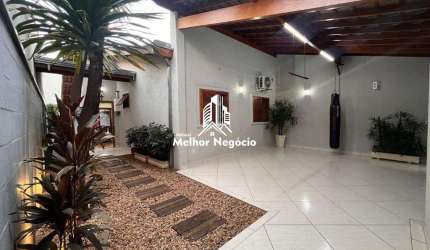 Linda! Casa 120m² de construção, à venda, 3 Dormitórios (Quartos), 2 banheiro Jardim Oriente, Piracicaba, SP