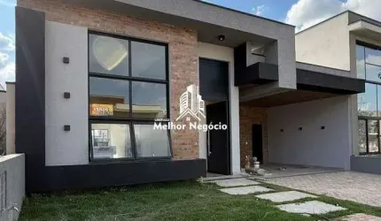 Casa à venda com 03 quartos (3 suítes), no Condomínio Residencial Royal Garden em Paulínia/SP