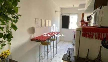 Apartamento à venda 49m²; 2 dormitórios (Quartos) - Residencial Recanto dos Sabiás - no Bairro Parque Bom retiro - Paulínia/SP