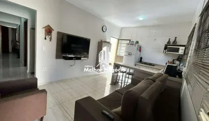 Casa à venda no Bairro Jardim Guimarães, em Limeira, SP. Casa com 3 dormitórios, 1 banheiro e 2 vagas de garagem.
