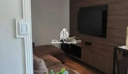 Apartamento à Venda no Condomínio Sabiá A - Bairro Parque João de Vasconcelos, Sumaré/SP Apartamento com 2 dormitórios, sendo 1 suíte, 2 banheiros e 1