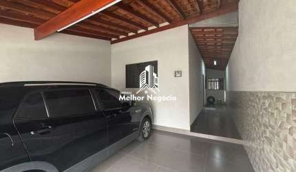 Casa 125m² de construção, à venda, 2 Dormitórios (Quartos), 1 banheiro Jardim Picerno II, Sumaré, SP