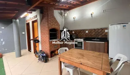 Linda! Casa 120m² de construção, à venda, 3 Dormitórios (Quartos), 2 banheiro Jardim Oriente, Piracicaba, SP