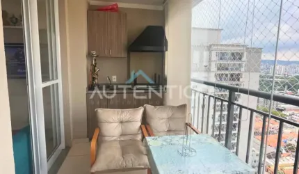 Apartamento à venda no Brás de 59m, 2 quartos e 1 vaga andar alto e vista livre