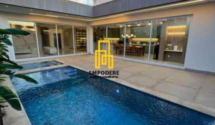 Casa para Venda em Uberlândia, Jardim Karaiba, 4 dormitórios, 4 suítes, 6 banheiros, 4 vagas